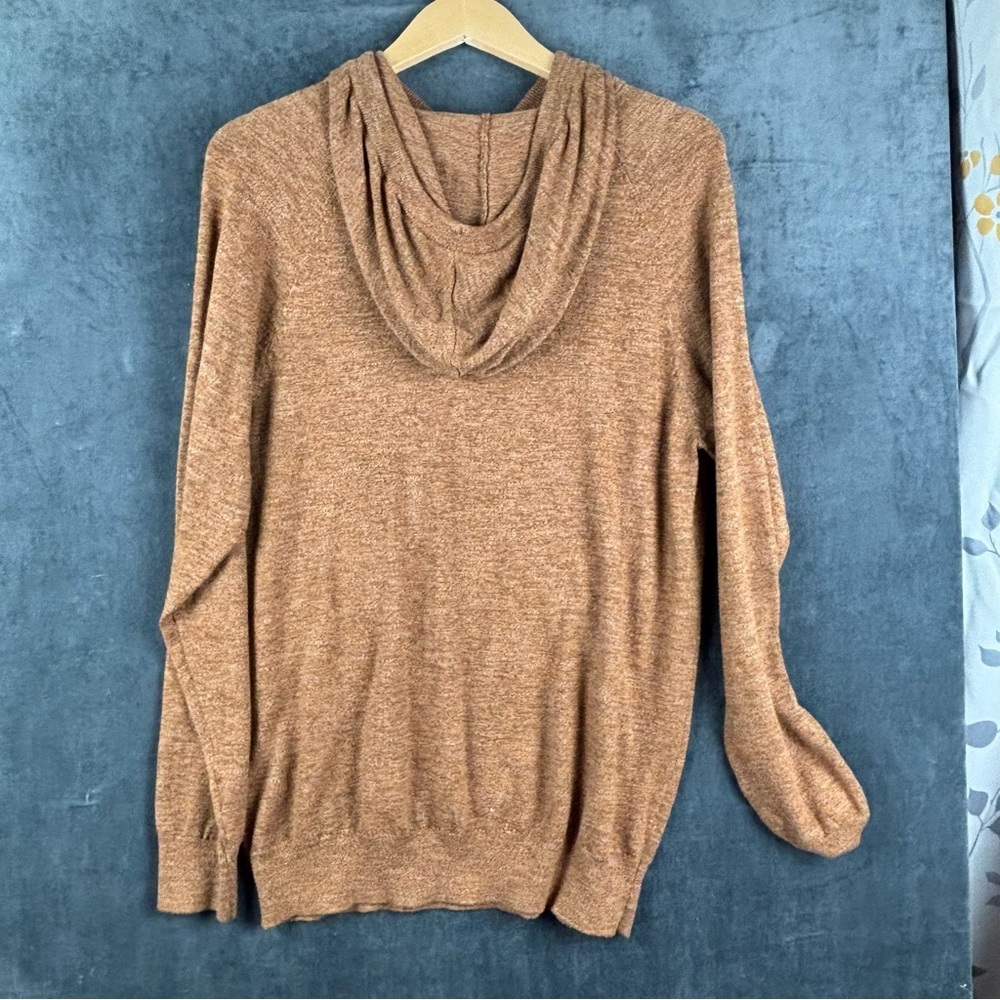 Sonoma Women’s Tan Knit sweater/hoodie sz XL - Picture 6 of 7